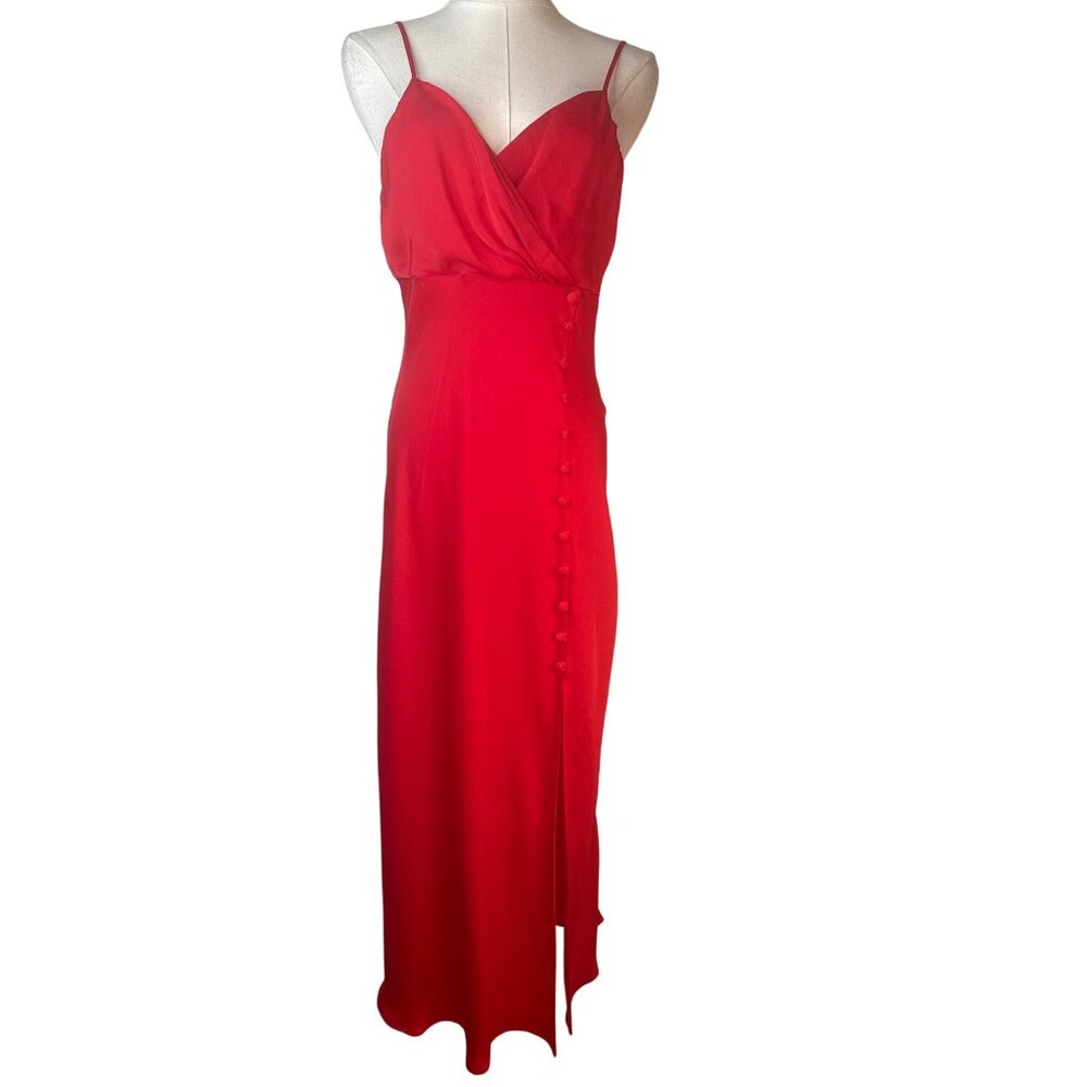 ZARA Red Medium Sleeveless Empire Waist Dress